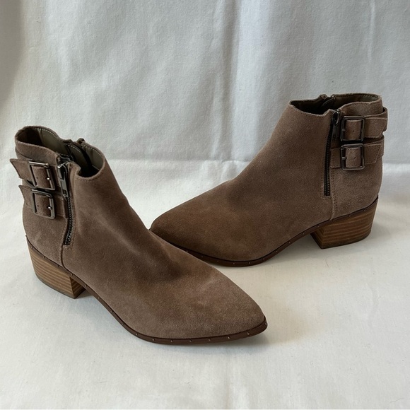 Bleecker & Bond Suede Georgia Ankle Boots - Picture 1 of 6